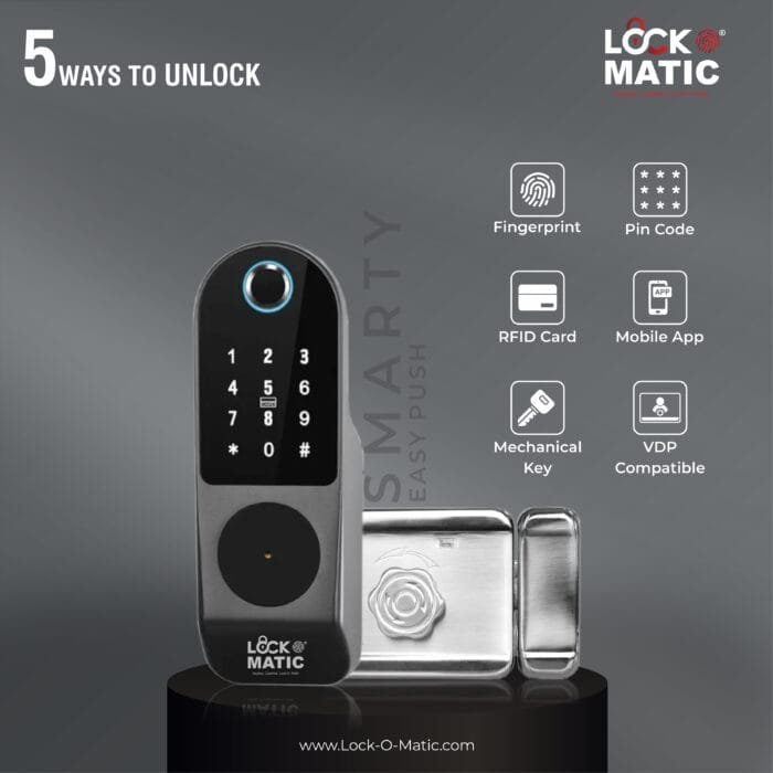 Lockomatic Smarty Smart Lock Best Smart Lock In India Free Smart Lock Installation Digital Lock