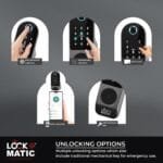 lockomatic smarty smart lock best smart lock in india free smart lock installation digital lock