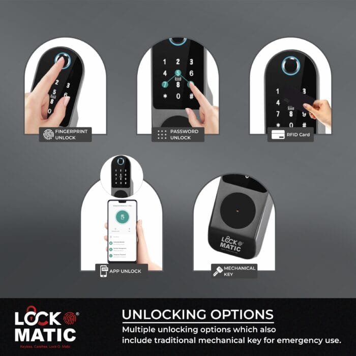 Lockomatic Smarty Smart Lock Best Smart Lock In India Free Smart Lock Installation Digital Lock