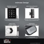 lockomatic smarty smart lock best smart lock in india free smart lock installation digital lock