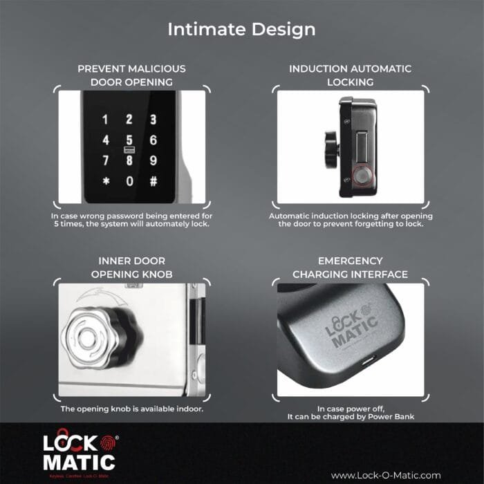 Lockomatic Smarty Smart Lock Best Smart Lock In India Free Smart Lock Installation Digital Lock