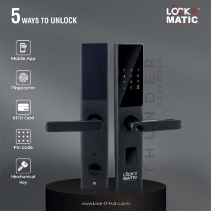 lockomatic thunder smart lock best smart lock in india free smart lock installation digital lock