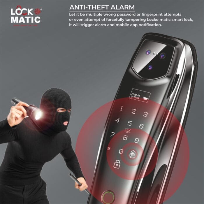 Lockomatic Twister Smart Lock Best Smart Lock In India Free Smart Lock Installation Digital Lock
