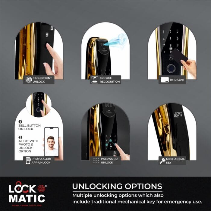 Lockomatic Twister Smart Lock Best Smart Lock In India Free Smart Lock Installation Digital Lock