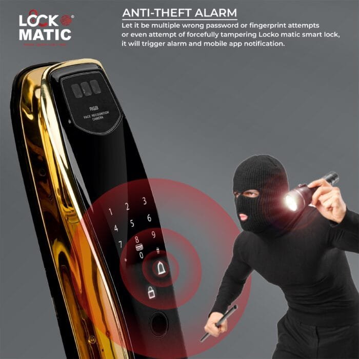 Lockomatic Twister Smart Lock Best Smart Lock In India Free Smart Lock Installation Digital Lock